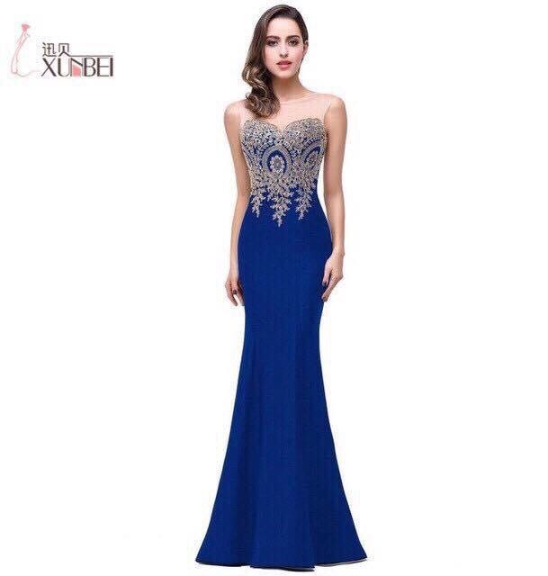 Đầm Dạ Hội Đuôi Cá D018 (Mã SP: D018)