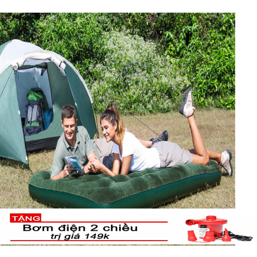 Đệm hơi Bestway 67449- Size: 2.03m x 1.52m x 22cm. Tặng bơm điện
