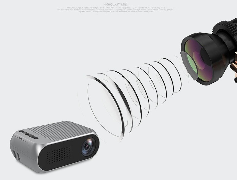Máy chiếu Mini | Máy chiếu Mini LEJIADA YG320 , 1080P 24W (Mã SP: 9271)