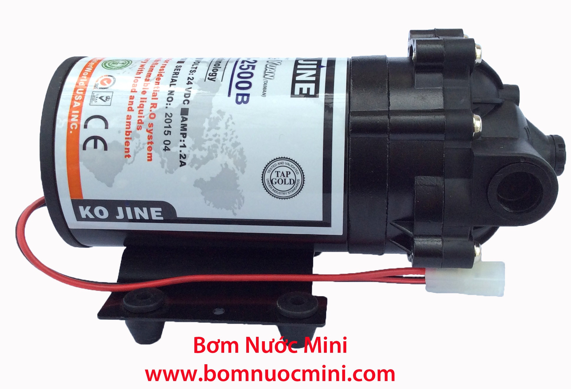 Bơm DENG YUAN KJ-2500B 24V (1,6L/P)