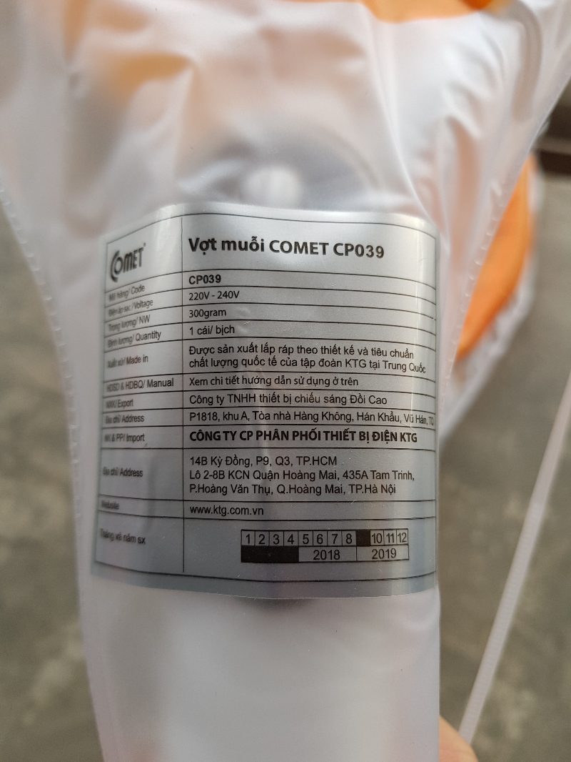 vợt bắt muỗi comet cp039 (Mã SP: 100)