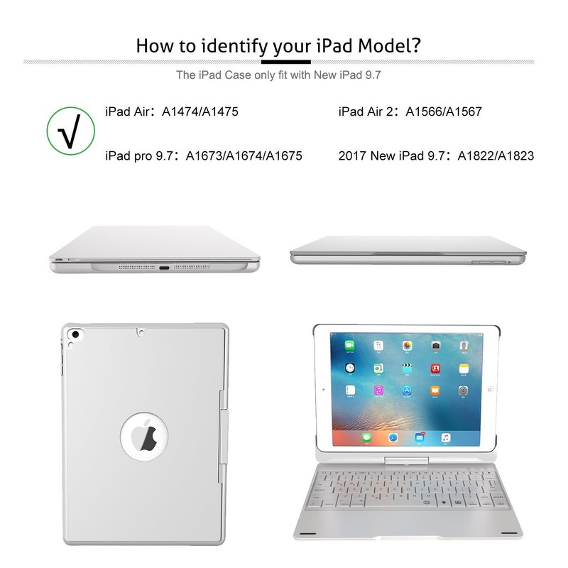 Bàn Phím Bluetooth i Pad wifi 2018 wifi 2017 Air 2 PKCB180 keyboard PF105 11