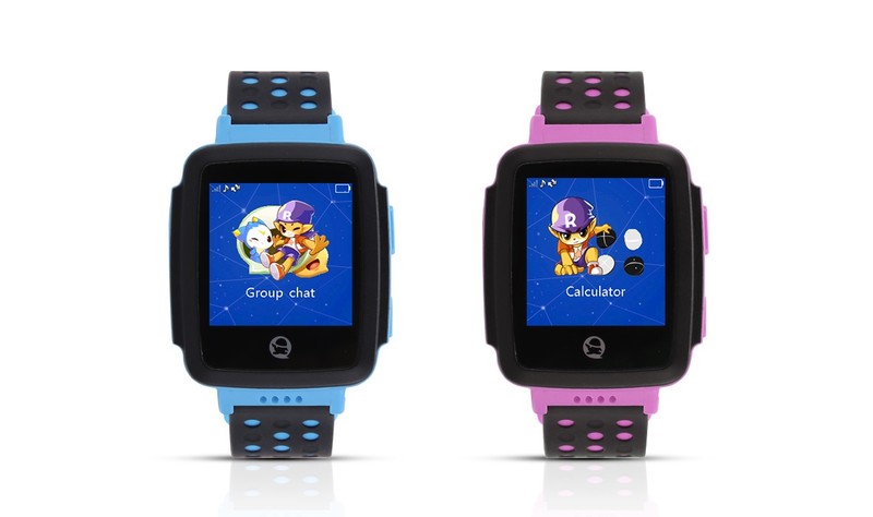 Đồng hồ thông minh định vị trẻ em GPS Tencent QQWacth C002 -Hồng tím 2
