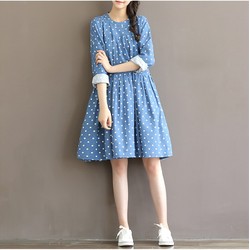 Đầm bi xòe cao cấp DRESS7 - 8826440