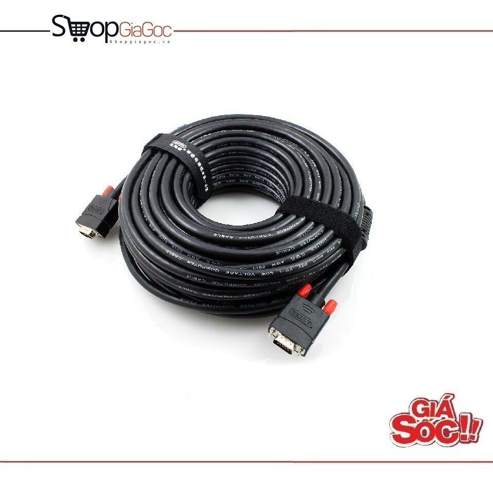 Cáp VGA 2 đầu đực 25m Unitek Y-C509A
