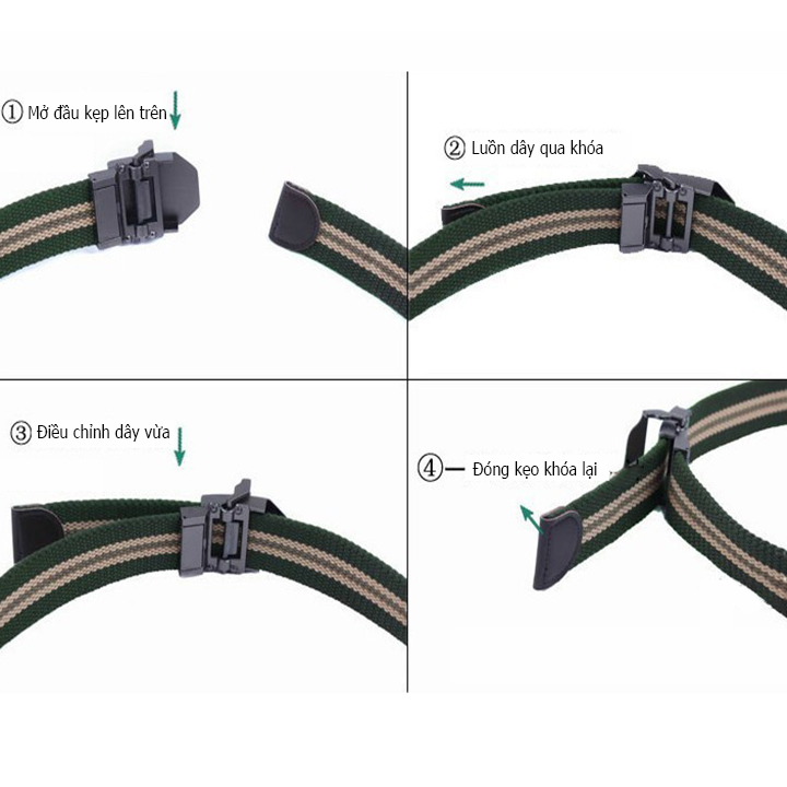 Thắt lưng lính, dây nịt nam