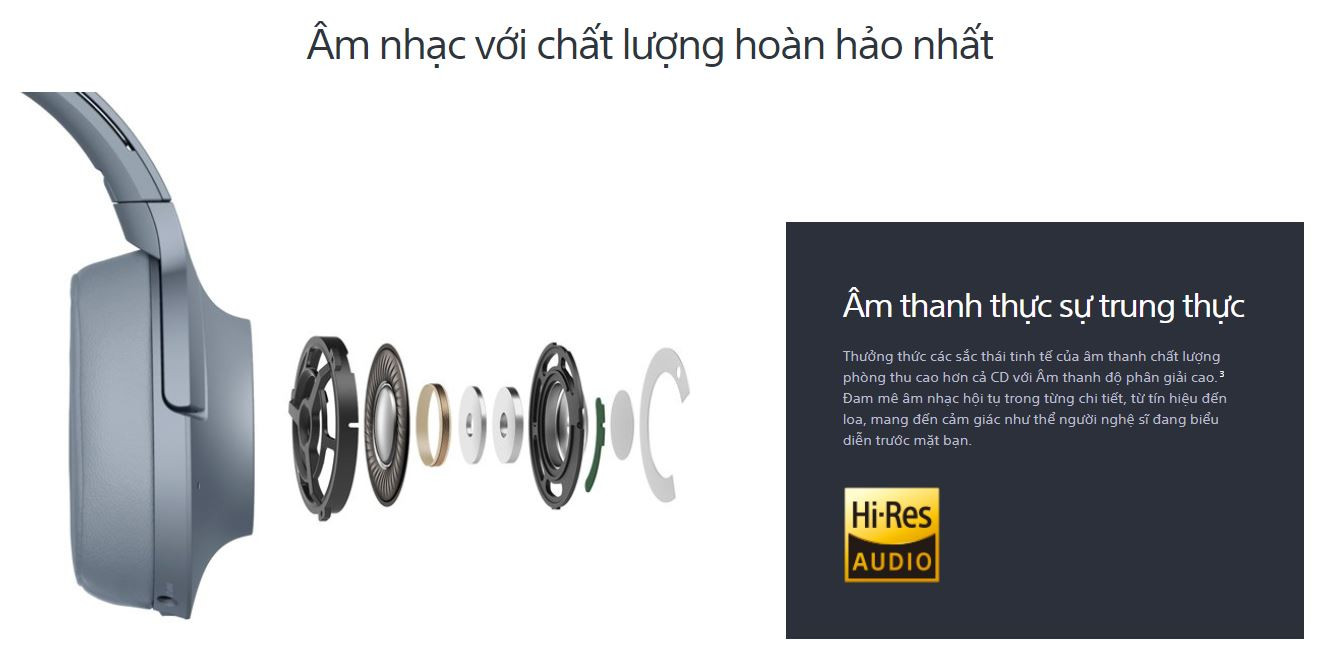 Tai nghe Sony WH-H900N