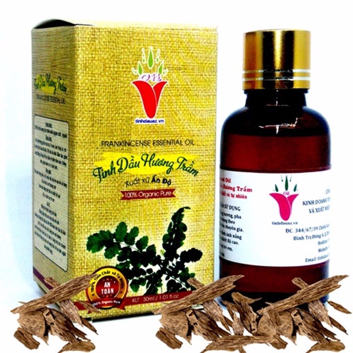 Tinh dầu hương trầm Ấn Độ Milaganics 30ml