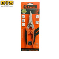 Kéo cắt cành lưỡi inox thẳng asaki ak 8630 7inch 175mm