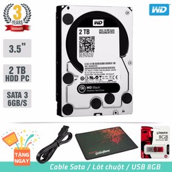 Ổ cứng HDD Western WD Caviar black 2TB/ 7200Rpm/ Cache 64M/ Sata 3