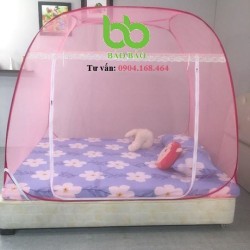 Mùng tự bung ĐỈNH RỘNG loại thường 1m8 x 2m x 1m7