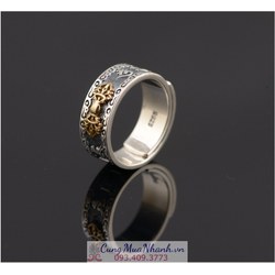 Nhẫn Khắc Om Mani Padme Hum Tây Tạng - NH204