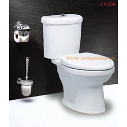 Bồn cầu Caesar CT1338 (CT-1338) - 2 khối