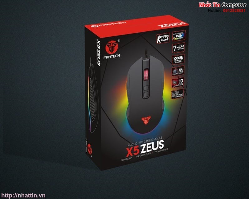 Chuột Gaming FanTech X5 Zeus