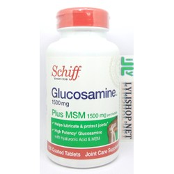 Hỗ trợ điều trị bệnh liên quan đến xương và khớp xương Schiff Glucosamine Plus MSM - 150 viên