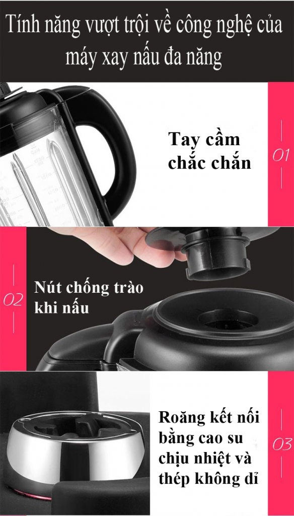 Máy xay nấu đa năng Haipai 12