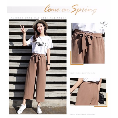 5660447 , 9563692 , 15_9563692 , 170000 , Quan-nu-dai-suong-ong-rong-Culottes-That-no-xinh-xinh-15_9563692 , sendo.vn , Quần nữ dài suông ống rộng Culottes Thắt nơ xinh xinh Quần nữ dài suông ống rộng Culottes Thắt nơ xinh xinh