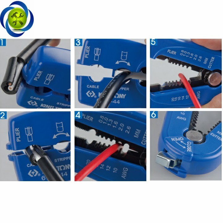 Kềm tuốt dây  KINGTONY 6751-44 (Mã SP: Kềm tuốt dây  KINGTONY 6751-44)