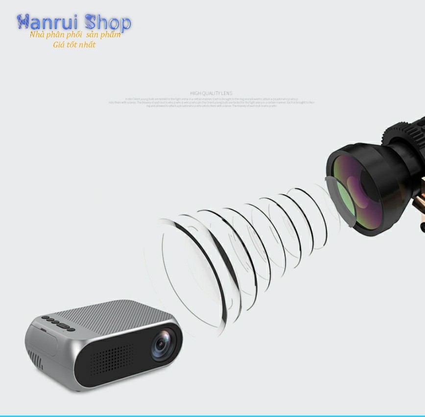 Máy chiếu mini YG320 led nhỏ gọn 1080p (Mã SP: yg320)