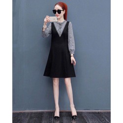 Đầm Phối Màu Xinh Xắn