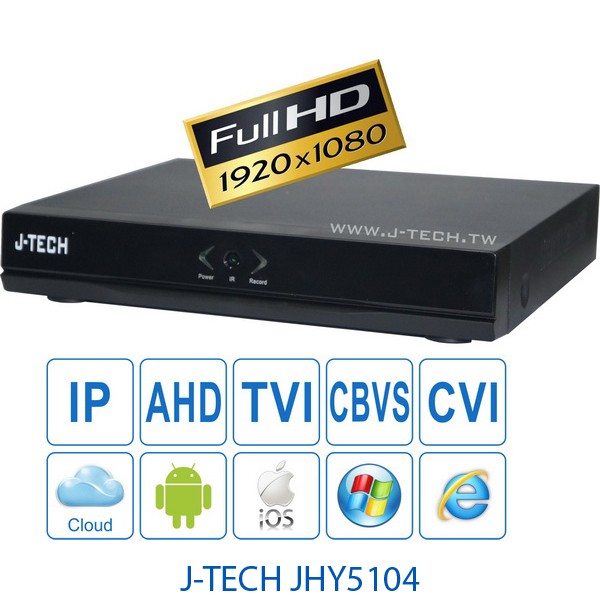 Đầu ghi hình camera AHD J-Tech JHY5104 - 4 kênh
