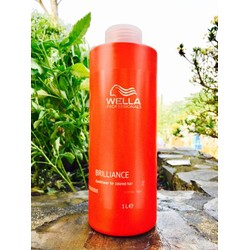 Dầu xả chăm sóc tóc nhuộm Wella Brilliance - 1000ml