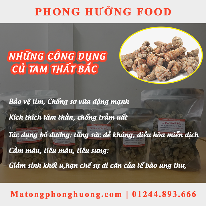 250g Bột tam thất BẮC Khô - Đặc sản HÀ GIANG 3