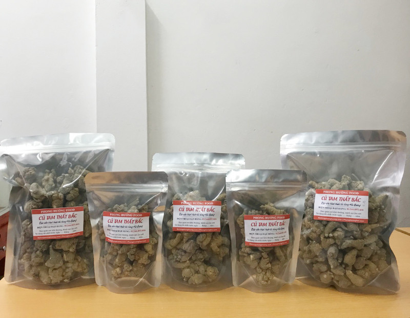 250g Củ tam thất BẮC Khô 80 củ 1KG - Đặc sản HÀ GIANG 4