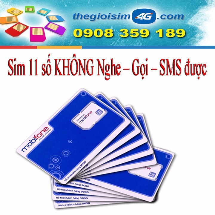 SIM 4G MOBIFONE TẶNG 150GB/THÁNG - TGS4G-150GB - 59K/Sim - 3
