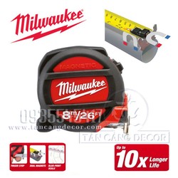 Thước cuộn Milwaukee 8M tích hợp Nam châm