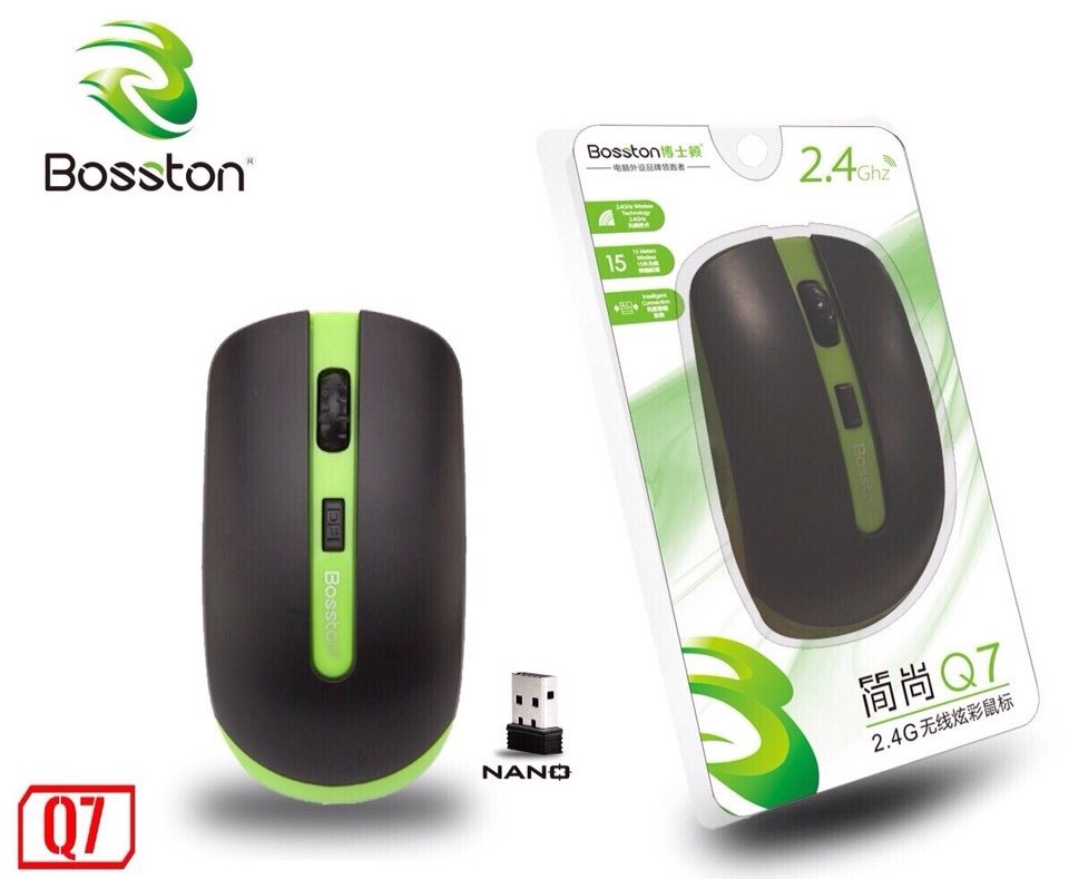 CHUỘT KHÔNG DÂY BOSSTON Q7 (Mã SP: BOSSTON Q7)