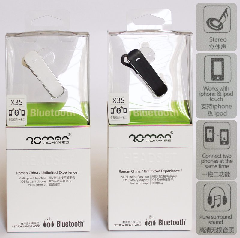 Tai nghe bluetooth Roman X3s (Mã SP: tai nghe roman X3S)