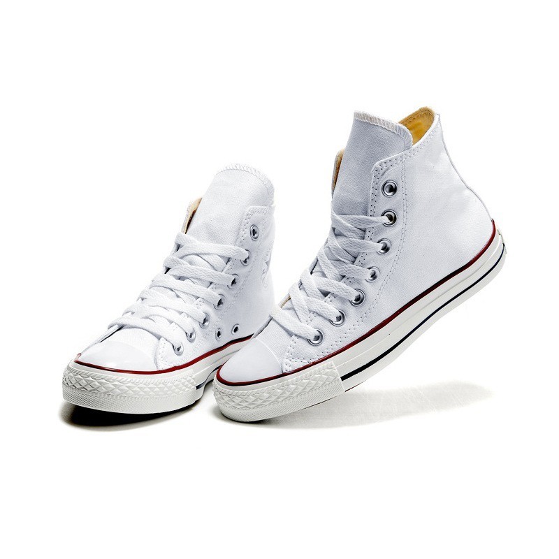 Giày Sneaker Nữ Cổ Cao Màu Trắng