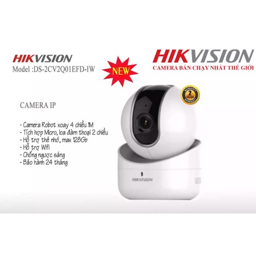 8531094 , 17880102 , 15_17880102 , 1500000 , Camera-IP-Robot-HD-WIFI-DS-2CV2Q01EFD-IW-xoay-4-chieu-15_17880102 , sendo.vn , Camera IP Robot HD WIFI DS-2CV2Q01EFD-IW xoay 4 chiều Camera IP Robot HD WIFI DS-2CV2Q01EFD-IW xoay 4 chiều