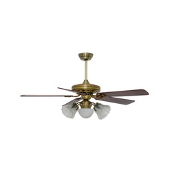 Quạt trần có đèn trang trí 5 cánh màu đồng bt508n