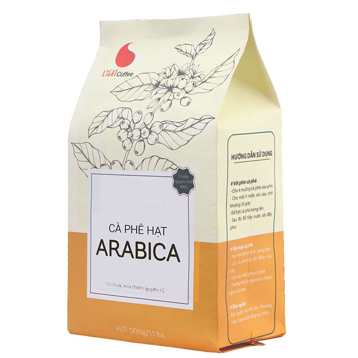 Cà phê Light Coffee Arabica bột 500g