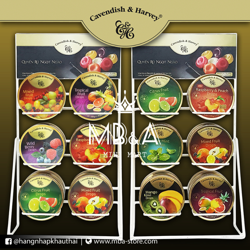 Kẹo Cirtrus Fruit Cavendish & Harvey - 200g