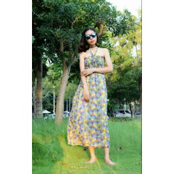 Đầm MaXi Hoa Lá Đón Nắng Biển
