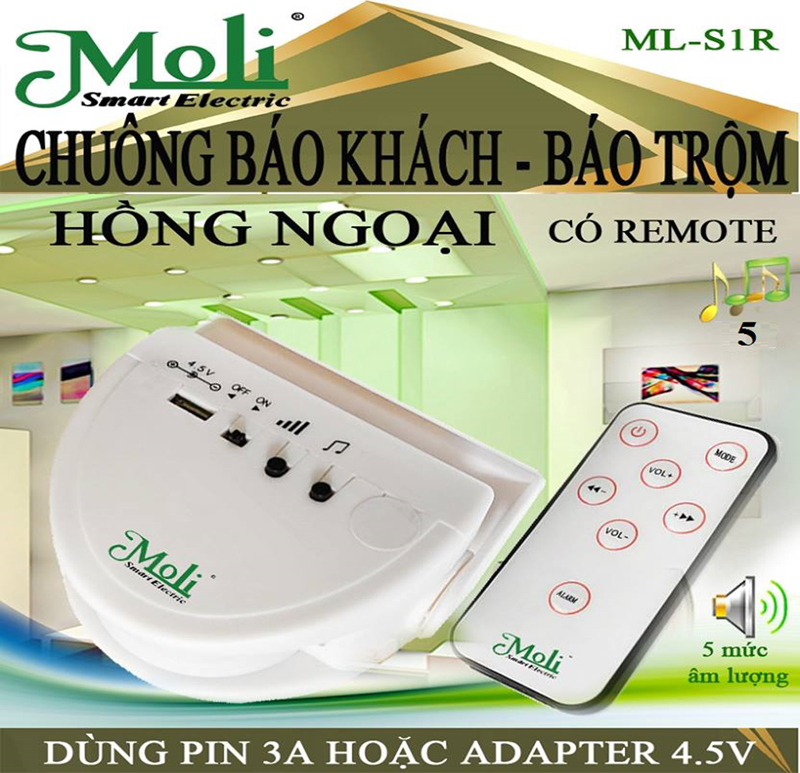 Chuông cửa Moli ML-S1R