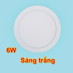 Đèn led âm trần 6W sáng trắng thương hiệu MD bảo hành 2 năm