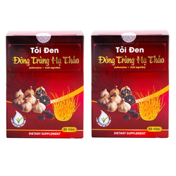 Bộ 2 hộp Tỏi đen đông trùng hạ thảo Học Viện Quân Y