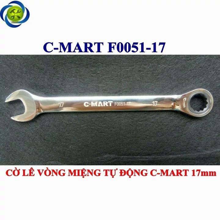 Cờ lê vòng miệng tự động C-mart F0051-17 17mm 6