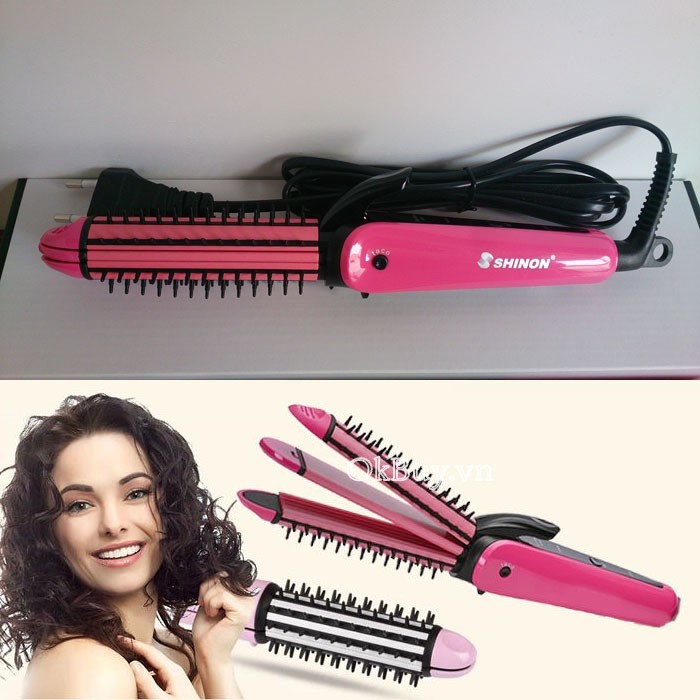 Máy làm tóc Shinon 3in1 uốn lọn, duỗi thẳng,...