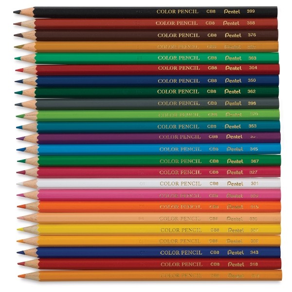 Bút Chì Màu PENTEL CB8 (24 Màu)