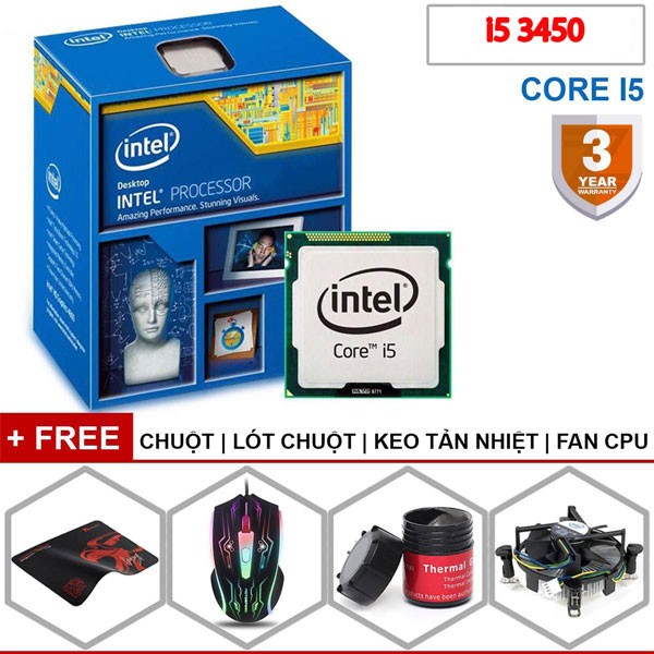 CPU Intel Core I5-3450 3.1 GHz