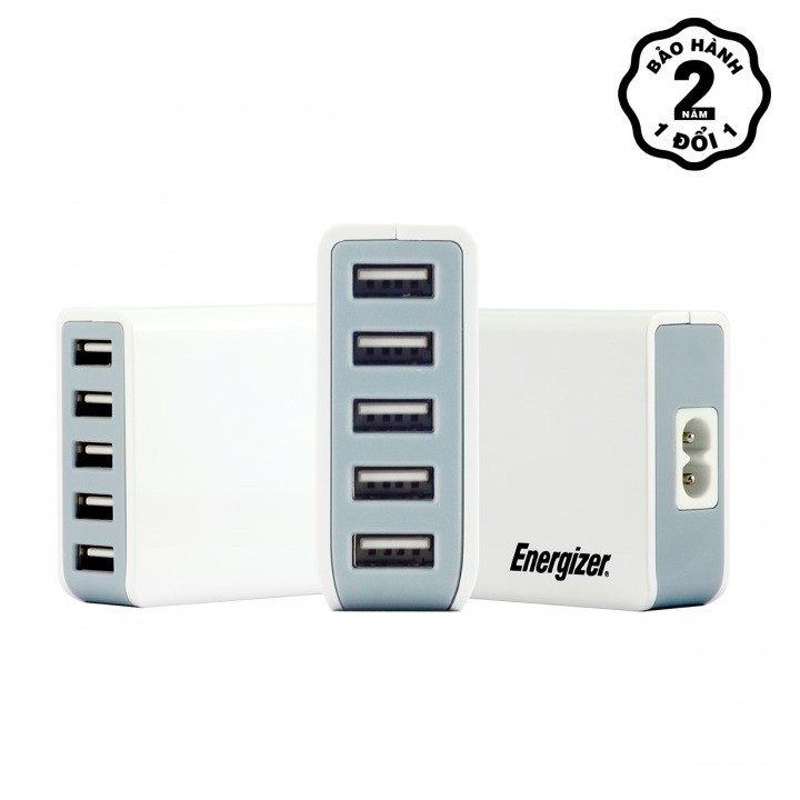 Sạc Energizer USA5DEUHWH5 - 5 cổng, 40W