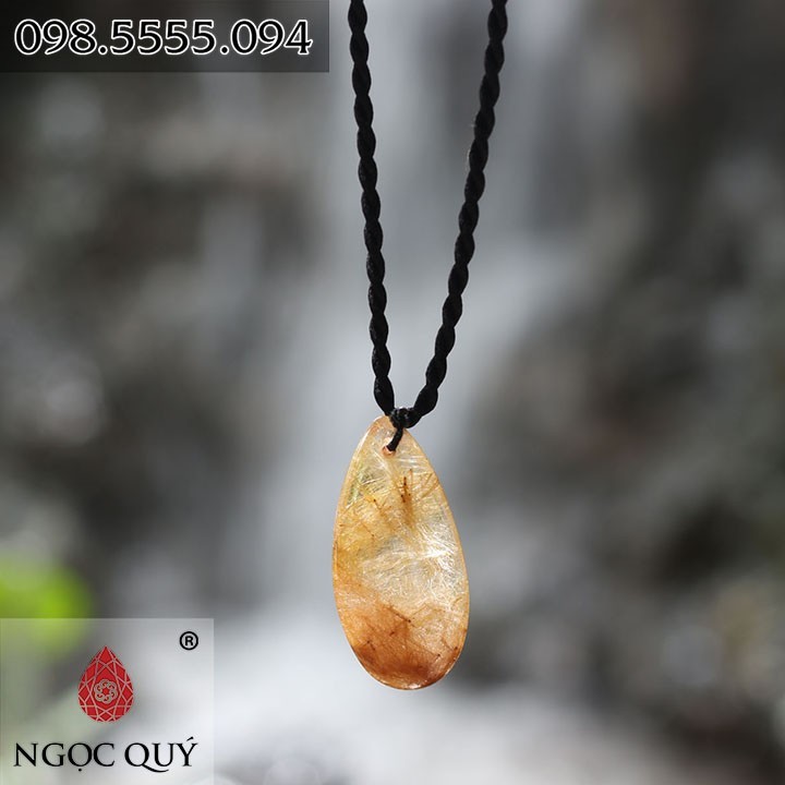 Mặt dây chuyền thạch anh tóc 2