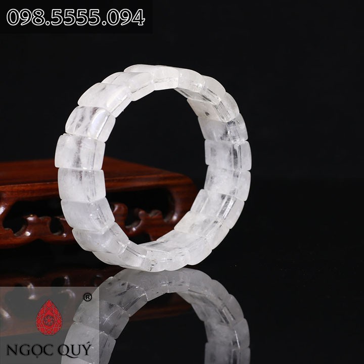 Vòng đá thạch anh ưu linh bảng vuông 2