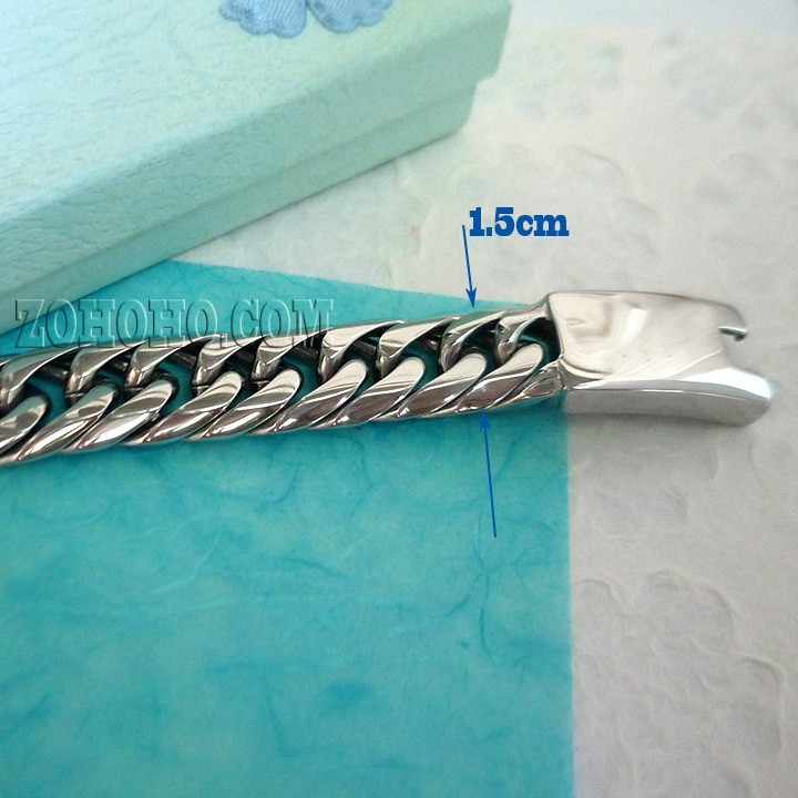 Lắc đeo tay inox dành cho nam. - 1