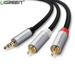 Cáp Audio 3.5mm sang 2 đầu RCA Ugreen 40843